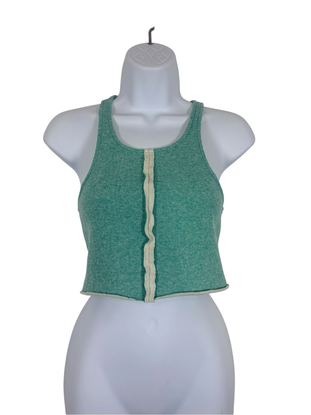 Out From Under Urban Outfitters Mint Green Racerback Cropped Tank Top SP